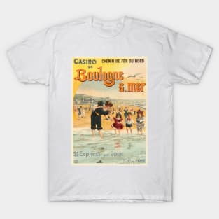 Boulogne sur mer France Vintage Poster 1890 T-Shirt